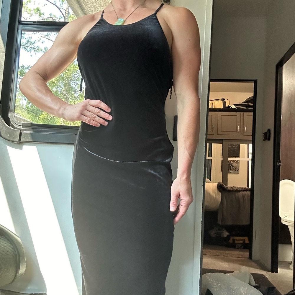 Stunning long black dress
